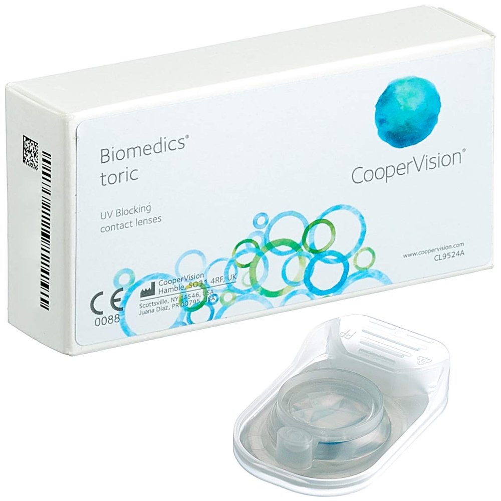 CooperVision Biomedics Toric, 6 pcs / BC 8.7 mm / DIA 14.5 / +0.25 diopters
