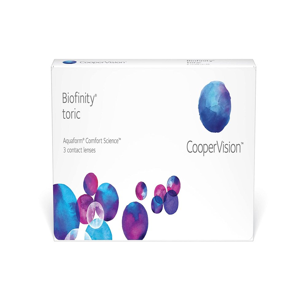 Biofinity Toric Soft Monthly Contact Lenses, 3 Pack