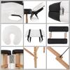 Melko Folding Wooden Massage Table, Height-Adjustable, Up to 250 kg view 3