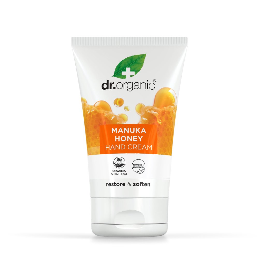 Dr Organic Manuka Honey Hand Cream, Moisturizing, 125 ml