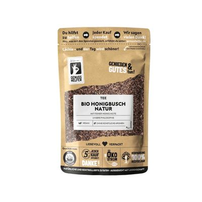 Bremer Gewürzhandel Organic Honeybush Tea, Loose Leaf, Rich Flavor, 100 g