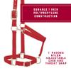 Weaver Leather Adjustable 1 in Nylon Halter, Red view 3