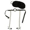 Fetish Fantasy O-Ring Gag with Nipple Clamps, 1-Pack (1 x 1 pc) view 1