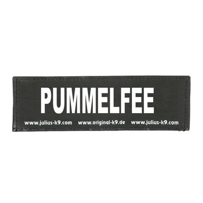 JULIUS K-9 Velcro Patch, Pummelfee, Large, Black