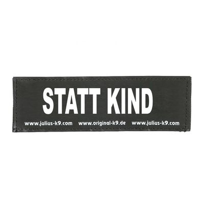 JULIUS K-9 Velcro Patch, INSTEAD of Child, Small, Black