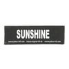 JULIUS K-9 Velcro Patch, Sunshine, Small, Black view 1