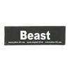 JULIUS K-9 Velcro Patch, Beast, Small, Black view 1