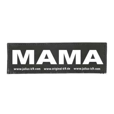 JULIUS K-9 Velcro Patch, Mama, Small, Black