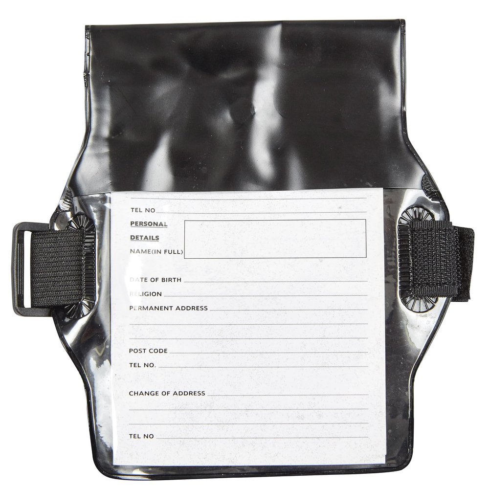 Roma Plastic Medical Armband, One Size, Black
