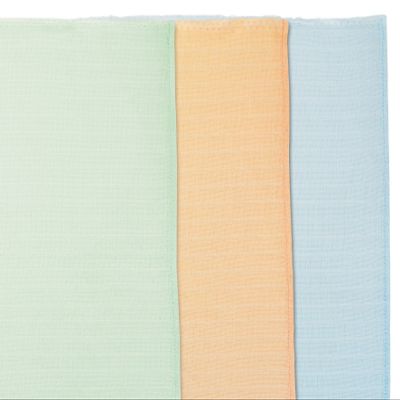 Alvi 93817 Muslin Diapers, 3-Pack, Assorted Colors