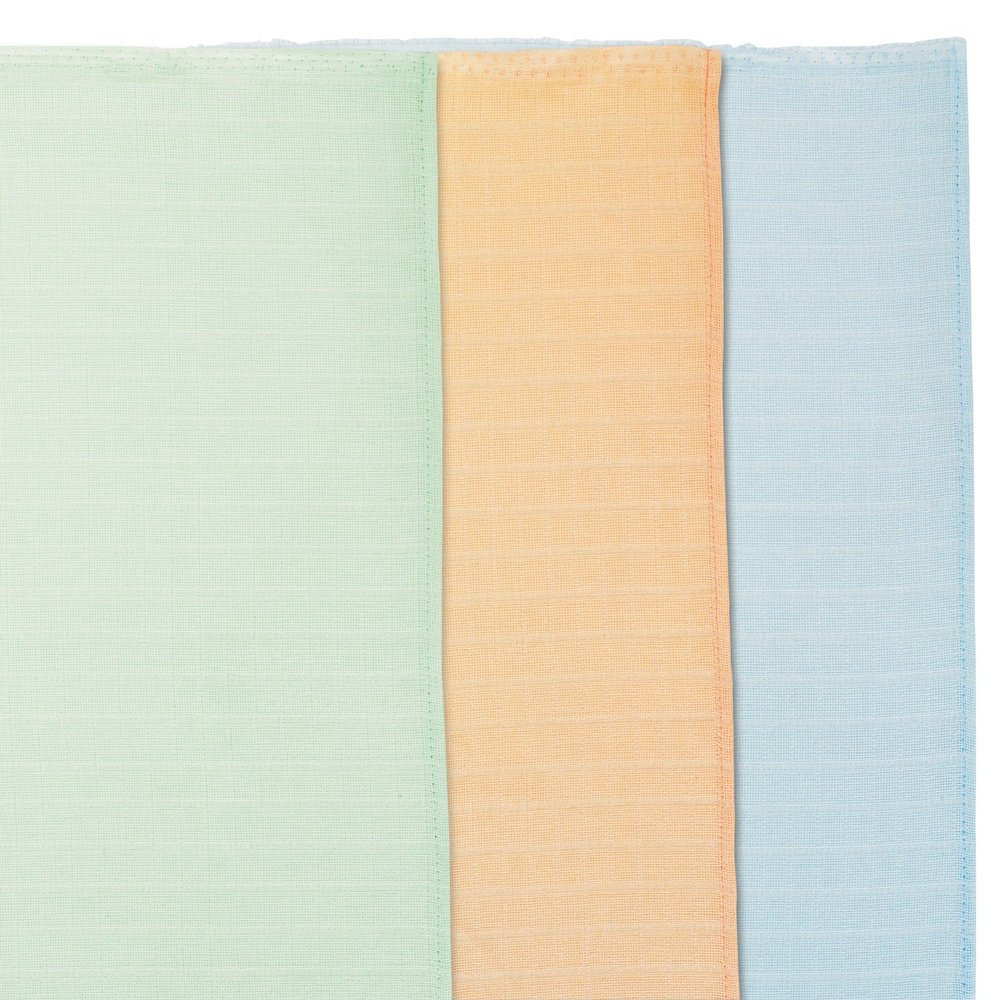 Alvi 93817 Muslin Diapers, 3-Pack, Assorted Colors