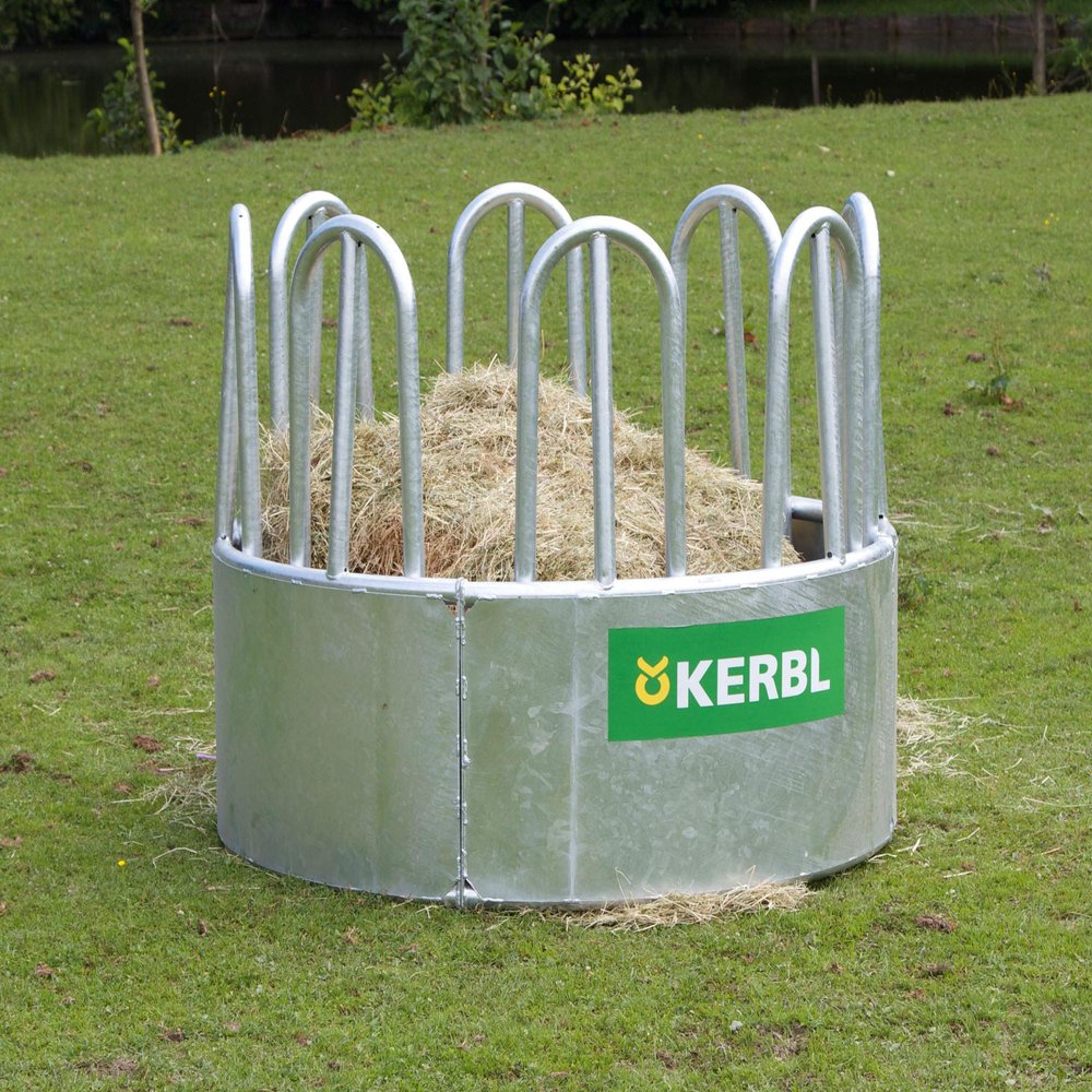 Kerbl Round Hay Rack with 8 Feeding Spaces