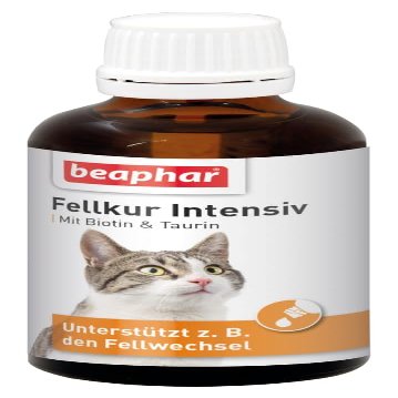 Beaphar Intensive Coat Care for Cats with Vitamins and Taurine, 50 ml