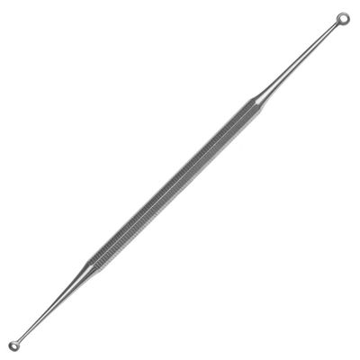 May Professional Double-Sided Comedone Extractor, Stainless Steel