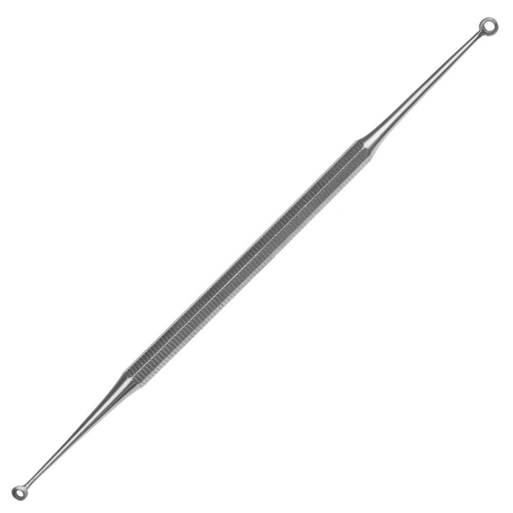 May Professional Double-Sided Comedone Extractor, Stainless Steel