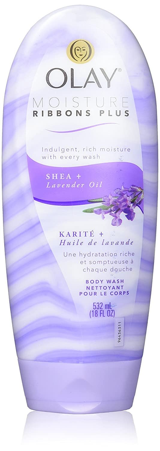 Olay 2-in-1 Essential Oils Ribbons Moisturizing Body Wash, Luscious Orchid, 45 g