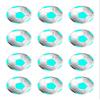 Muffin Toppers for Cupcakes, Kids' Birthday Football Party, FB01 Turquoise view 1