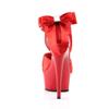 Pleaser DELIGHT-668 Women's Platform Sandals, Red Satin, EU 44 (Women's UK 11) view 4