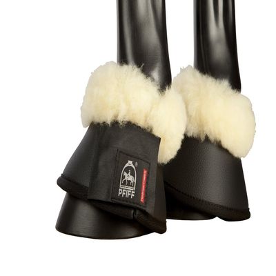 Bell Boots with Sheepskin, Black, M