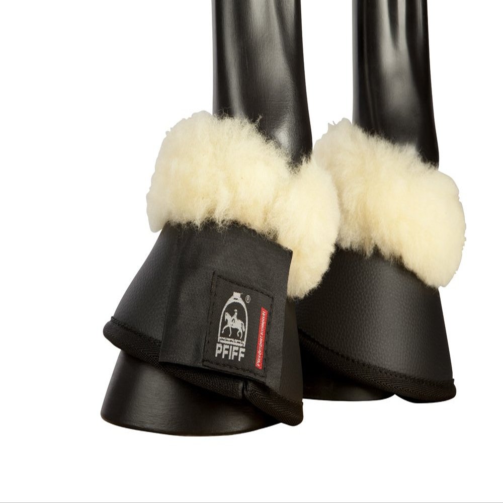 Bell Boots with Sheepskin, Black, M