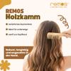 REMOS Beechwood Handle Comb, 19.5 cm, Medium Teeth view 2