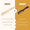 REMOS Beechwood Handle Comb, 19.5 cm, Medium Teeth view 4