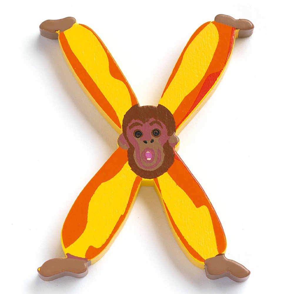 Djeco Animal Letter X – Furniture, Decor and Storage for Children, Unisex