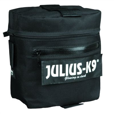 Julius-K9 1622NT Side Pockets for K9 Power Harness, Size: L/1-2, Pair, Black