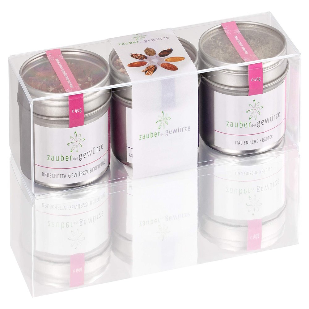 Zauber der Gewürze Italia Amore Trio Spice Gift Set, 3 Italian Spices, 130 g