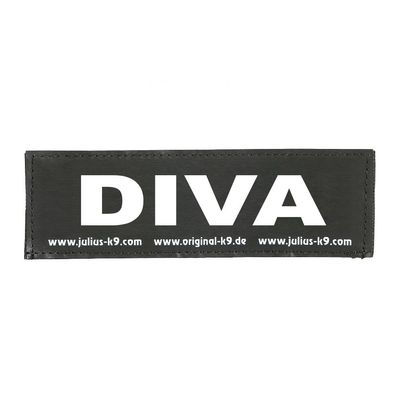 Julius-K9 Velcro Patch, Diva, Black