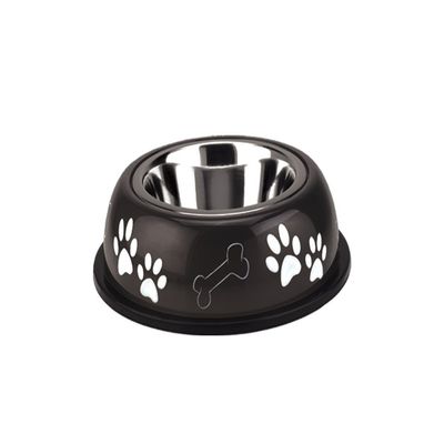 Nobby Bowl 'NICE DINER' Brown/Black 19 cm 0.35 L