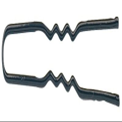 Wavy Hair Clips, 70 mm, Black, 500 g Box