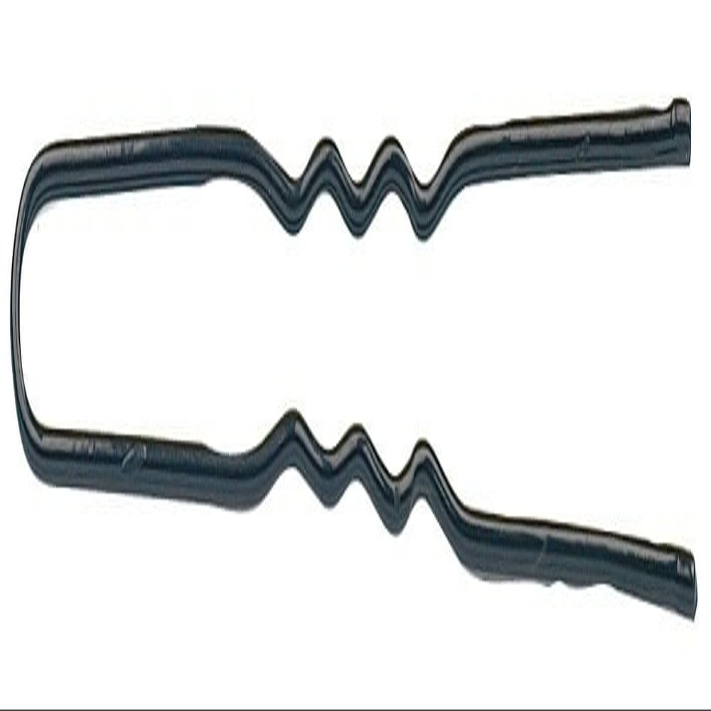 Wavy Hair Clips, 70 mm, Black, 500 g Box