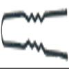 Wavy Hair Clips, 70 mm, Black, 500 g Box view 1