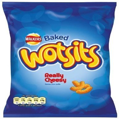 Walkers Baked Wotsits Really Cheesy Crisps, 48-Pack