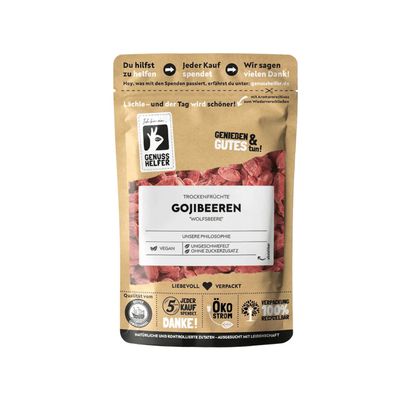 Bremer Gewürzhandel Dried Goji Berries, Whole, Unsweetened & Unsulfured, 100 g