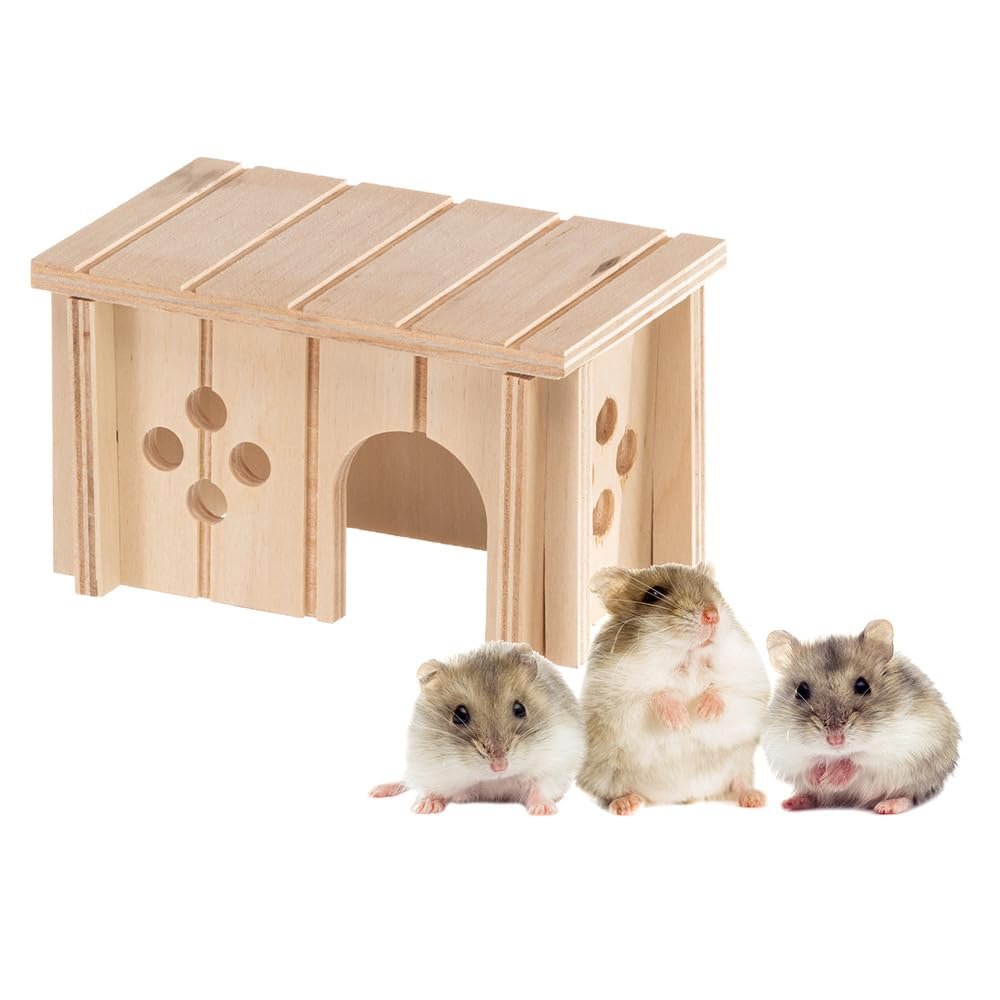 Ferplast Wooden House for Hamsters and Mice