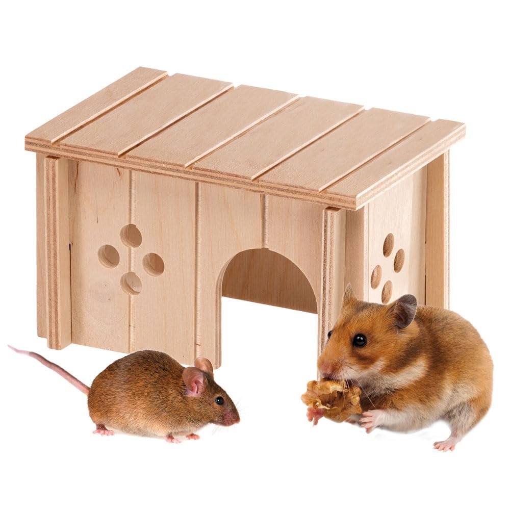 Ferplast Wooden House for Hamsters and Mice