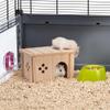 Ferplast Wooden House for Hamsters and Mice view 2