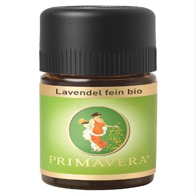 PRIMAVERA Organic Fine Lavender Essential Oil 10 ml – Balancing, Calming, Relaxing – Vegan