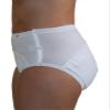 Hydas Button-Fastening Incontinence Briefs, Washable and Dryer-Safe, White, Size 38/40, 1 Pc. view 2