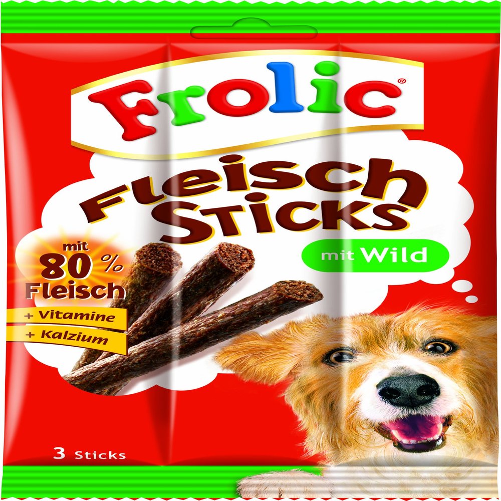 Frolic Meat Sticks with Game, 6-Pack (6 x 33 g)