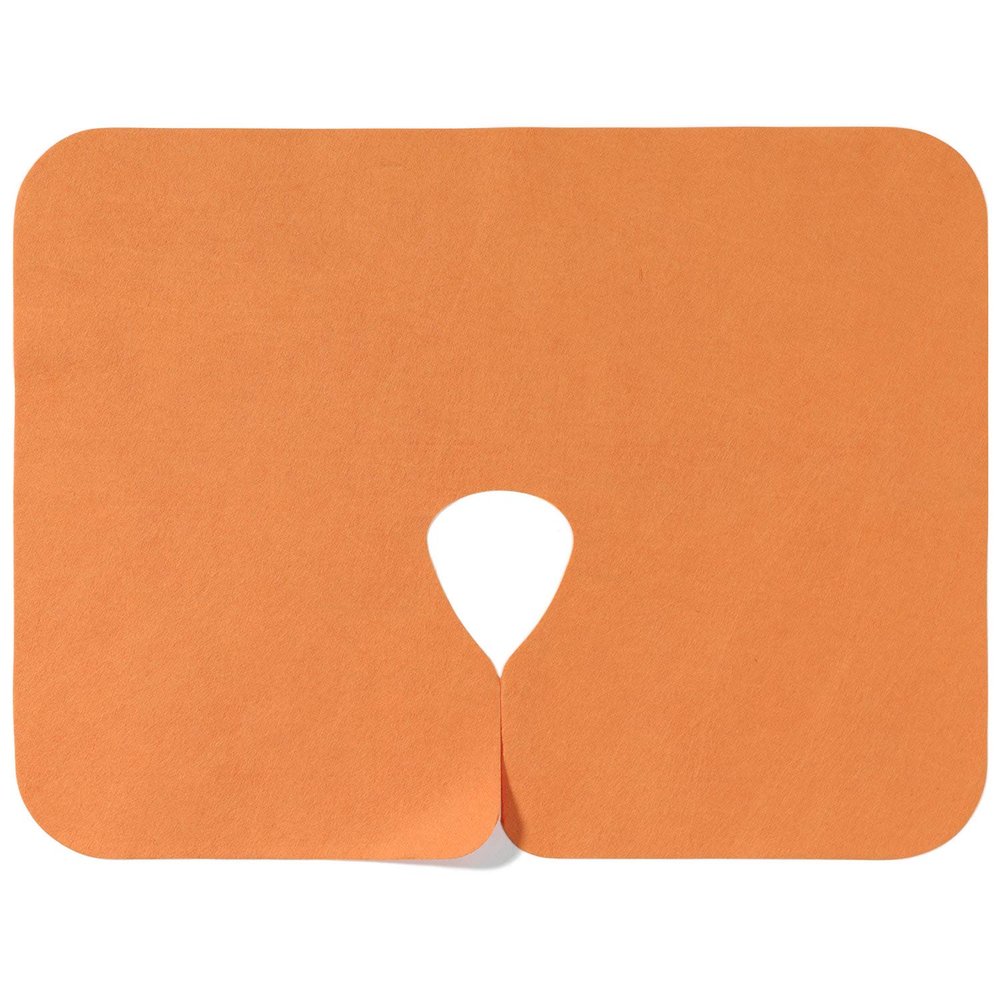 Dr. Gstel Washable Fleece Sheet with Nose Slit, Orange