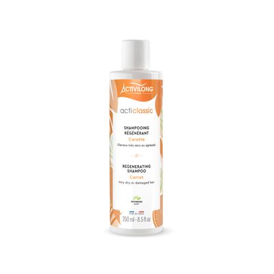 Activilong Paris Carrotte Regenerating Shampoo for Very Dry and Damaged Hair, 250 ml