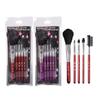 Royal Cosmetics Diamante Makeup Brush Set, Red, 5-Piece view 1