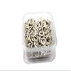 HKM Mane Bands in Plastic Box, 500 pcs, White, One Size view 3