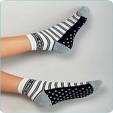 Berdinger Non-Slip Socks – 1 Pair, Gray, Size L
