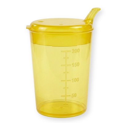 Medi-Inn+ Spouted Drinking Cup 250 ml (Color: Yellow, Opening: 4 x 4 mm)