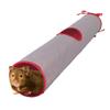 Living World Pet Tunnel, Gray/Red view 1