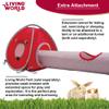 Living World Pet Tunnel, Gray/Red view 3